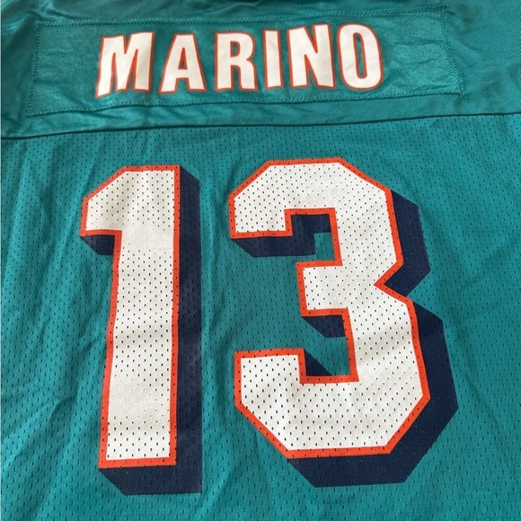 Champion Other - Vintage Champion Dan Marino Miami Dolphins NFL Jersey Aqua Mesh Size 44 (1251)